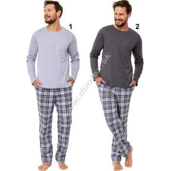 Pánské pyžamo Hotberg(M-Max) Pánské pyžamo Wiliam1264 Barva: 1-sv.fialová, Velikost: XL