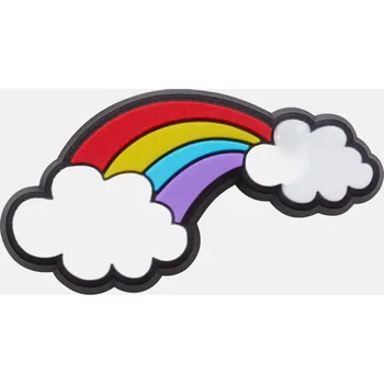 Dívčí pantofle Jibbitz Rainbow with Clouds