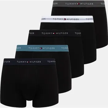 Pánské spodní prádlo Boxerky Tommy Hilfiger 5-pack UM0UM03061 černá 99X, vel. M