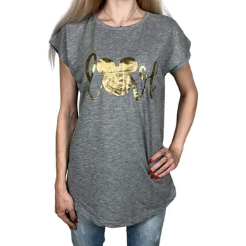 Dámské tričko Emola Dámské tričko s krátkým rukávem HELENA Barva: Šedá, Velikost: M