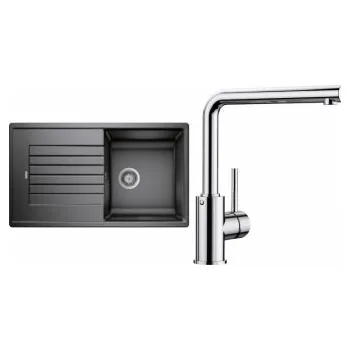 Granitový dřez Blanco Set 10-B 25 Zia 5 S Antracit + Mila Chrom