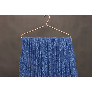 Krajka elastická nylon - Modrá