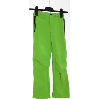 Chlapecké kalhoty Alpisport Peak Kids zelená dětské nepromokavé softshellové kalhoty 20 000 mm - 146