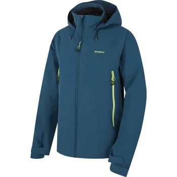Pánská větrovka Husky Nakron M dk. turquoise pánská nepromokavá třívrstvá outdoorová bunda 20000 - 3XL