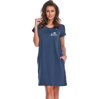 Dámské noční prádlo Doctor Nap Noční košile DOCTOR NAP TCB.9992 DEEP BLUE XL