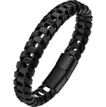 Gaira® Kožený náramek 350136, Barva černá