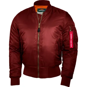 Pánský bomber Bombera Rinokor Original burgundy L