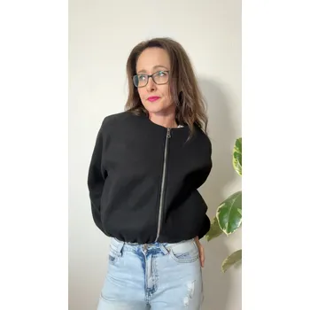 Dámská vesta BudesIN Černý bomber UNI