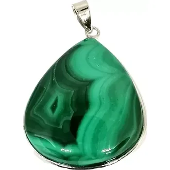 Přívěsek Malachitový přívěsek kapka velká v AA kvalitě