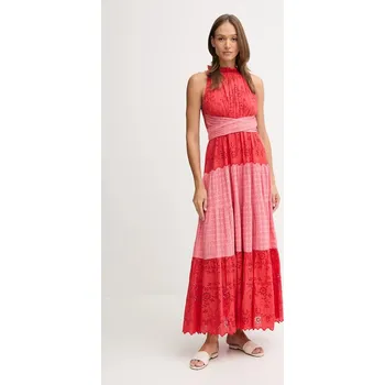 Dámské šaty Bavlněné šaty Pedro del Hierro 3819838 červená 33X, vel. S