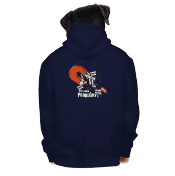 Pánská mikina Bastard Magnet na problémy pánská mikina na zip Navy