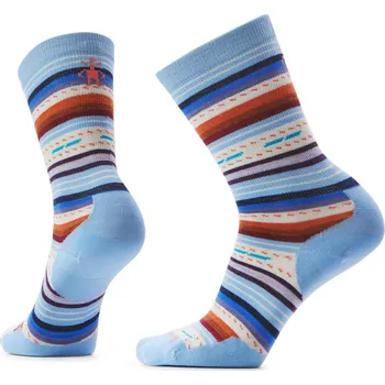 Pánské ponožky SMARTWOOL Everyday Margarita Crew Socks, Serene Blue velikost: 46-49 (XL)
