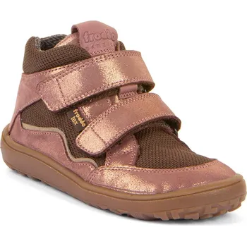 Dívčí tenisky Dětské barefoot boty FRODDO TEX AUTUMN Pink/Gold Velikosti obuvi: 24