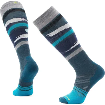 Pánské oblečení SMARTWOOL Ski Full Cushion Midnight Ski OTC Socks, Twilight Blue velikost: 46-49 (XL)