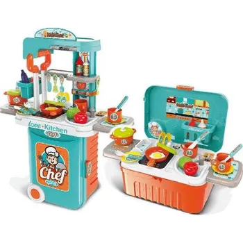 Dětská kuchyňka Kuchyňka MR. Chef v pojízdném kufříku