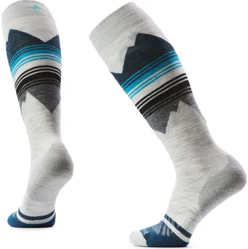 Dámské ponožky Dámské merino lyžařské ponožky SMARTWOOL Women's Ski Targeted Cushion Pattern OTC, Ash velikost: 38-41 (M)