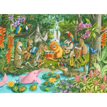 Puzzle Ravensburger puzzle Kapela deštného pralesa XXL 100 dílků