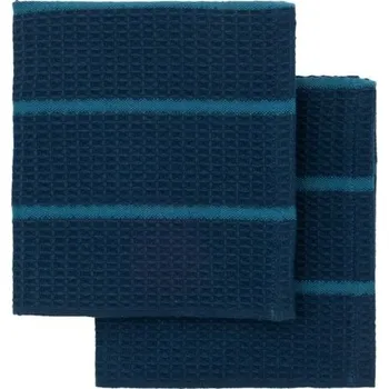 House Doctor, Kuchyňské utěrky Rena 30 x 30 cm sytě modré 2 ks - Formadore