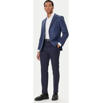 Dámské sako BOSS Sako H-Hutson 50551581 Modrá Regular Fit 50