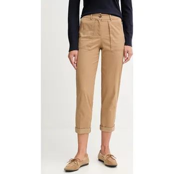 Dámské kalhoty Kalhoty United Colors of Benetton 4FRXDF08E béžová 80X, vel. 36