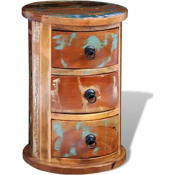 Komoda vidaXL Komoda se 3 zásuvkami masivní recyklované dřevo