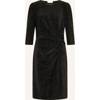 Dámské šaty Catnoir Dámské Šaty S Třpytivou Přízí A 3/4 Rukávem, černá, 34