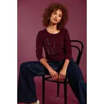 Mikina Monari 808858 s ozdobným nápisem Velikost: 38