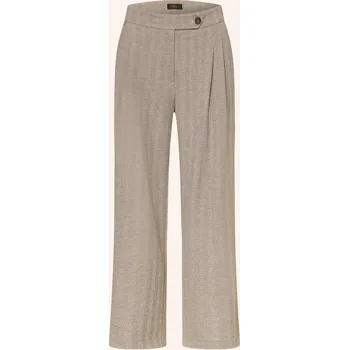 Dámské kalhoty S.Oliver Black Label Dámské Marlene Kalhoty, hnědá / béžová, 44