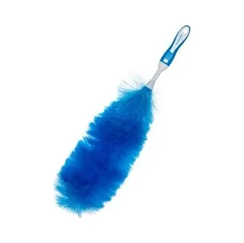 Prachovka BRILANZ Prachovka EXCLUSIVE 58 cm s měkčenou TPR rukojetí, bílo-světlemodrá (BRILANZ Prachovka EXCLUSIVE 58 cm s měkčenou TPR rukojetí, bílo-světlemodrá)