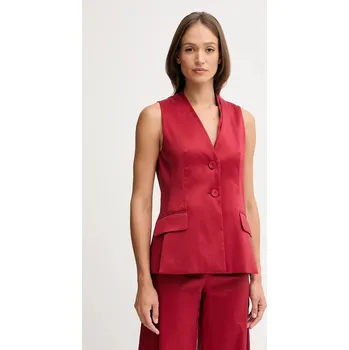 Dámská vesta Vesta Pedro del Hierro 7312261 burgundské 83X, vel. XS