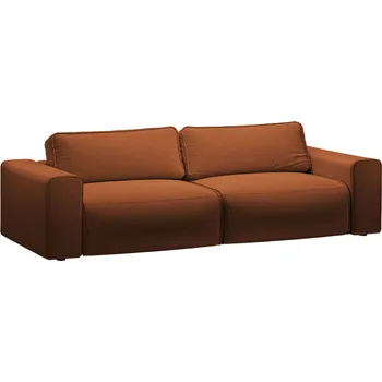 Pohovka Micadoni Oranžová rozkládací pohovka Victor 246 cm