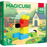 Magnetická stavebnice Unicubo, 48 barevných kostek