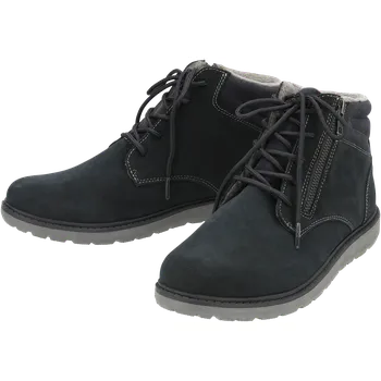 Pracovní obuv esmara® Pánská kožená kotníková obuv (navy modrá, 43)