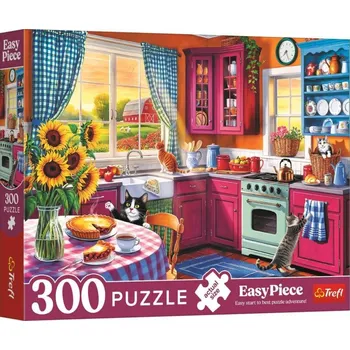 Trefl PUZZLE Easy Piece Ráno v kuchyni 60x40cm 300 dílků skládačka