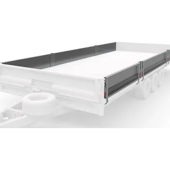 Příslušenství pro přívěs BRIAN JAMES Sada bočnic, délka 5000 mm, výška 308 mm, černá barva