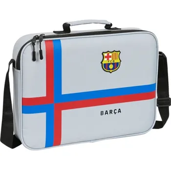 Taška přes rameno FC Barcelona Šedá (38 x 28 x 6 cm)