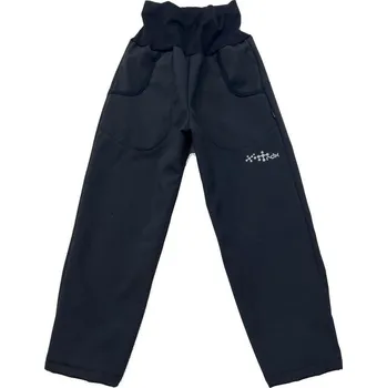 RDX Černé softshell kalhoty s reflexním prvkem Vel. 104 - 110