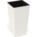 Plastový květináč Finezia 300x300 mm, krémový