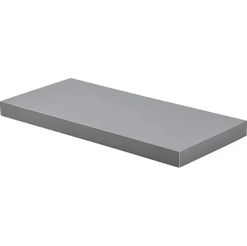 Obývací pokoj Homea Nástěnná police z MDF, 50 × 22,8 cm, šedá