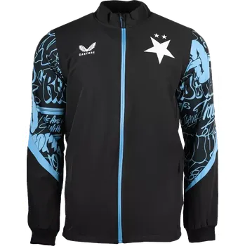Pánská předzápasová bunda Castore SK Slavia Praha 25/26 modro-černá