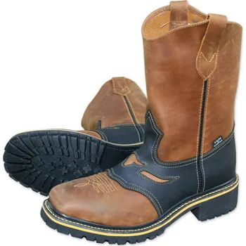 Těžké boty Stars & Stripes Boty westernové WB-32 Stars & Stripes, pánské, hnědé 38
