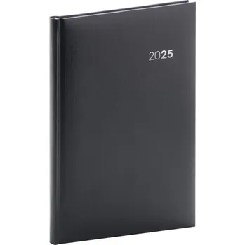 Diář Notique Týdenní Diář Balakon 2026, Černý, 15 x 21 cm
