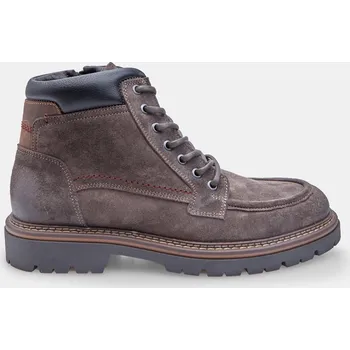 Dámská zimní obuv Baťa šněrovací kotníková obuv z semiše pro muže hnědé, vel. 45