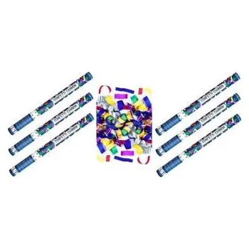 Konfeta SADA Konfety Party 60 cm barevné 6 ks