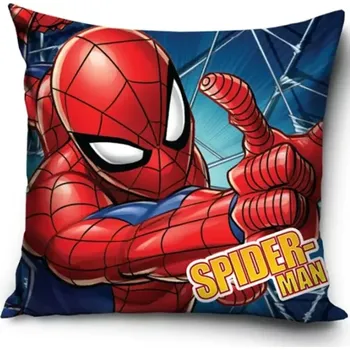 Povlak na dekorativní polštářek Carbotex Povlak na polštářek Úžasný Spiderman 40 x 40 cm