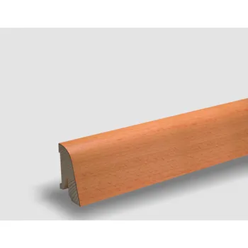soklová lišta Soklová lišta dýhovaná BUK PAŘENÝ, matný lak, jádro smrk Pedross