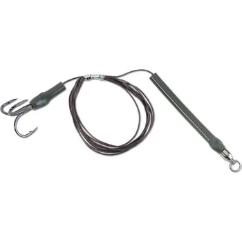 Rybářský háček Hotový Návazec Uni Cat Curved Point X2-Strong Rig GT-41 2/0 170cm 95kg