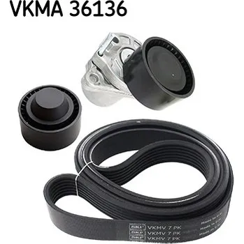 Sada kladky s žebrovaným řemenem SKF VKMA 36136