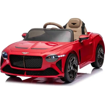 Dětské elektrovozidlo Beneo Elektrické autíčko Bentley Bacalar 12V, červené, Dveře otevírající se nahoru, 2.4 GHz dálkové ovládání, LED světla, USB/Aux Vstup, Odpružení, Lithiová baterie, 2 X 25W motor, ORIGINÁL licence
