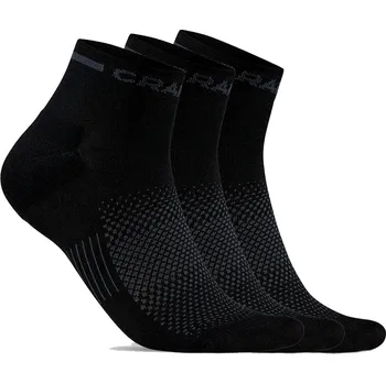 Pánské ponožky Ponožky CRAFT CORE Dry Mid 3p 1910637-999000 Velikost 40-42
